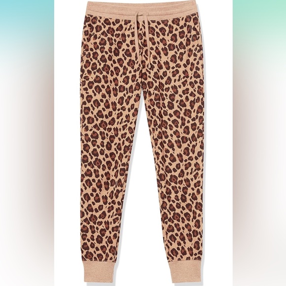 Amazon Essentials Women's Fleece Jogger Sweatpant..leopard print..XS(NWT) - Picture 4 of 5
